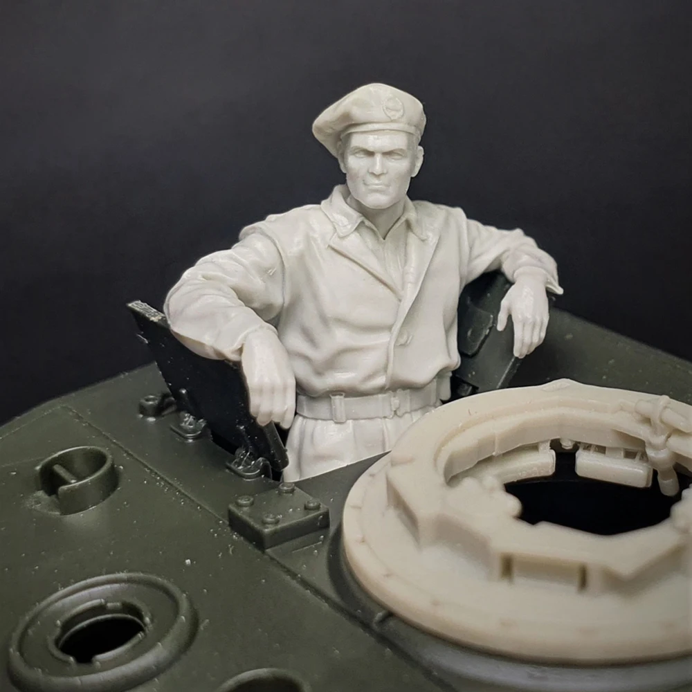1/35 harsmodel figuursets GK, één mens, geen tank, militair thema, ongemonteerd en ongeverfd, 115RDC