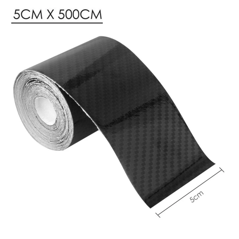 Cover Door Sill Protector Strip Scuff Sill Sticker Anti Body Carbon Fiber Scratch Strip Door Protector Reliable