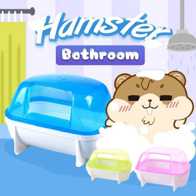 Hamster Bathroom Hamster Bathtub Small Accessories Bathing Small Pet Chinchillas Guinea Pig Toilet