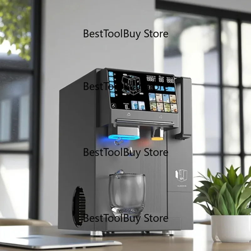 

Desktop Hot Cold Reverse Osmosis Water Purifier Dispenser with Ice Maker