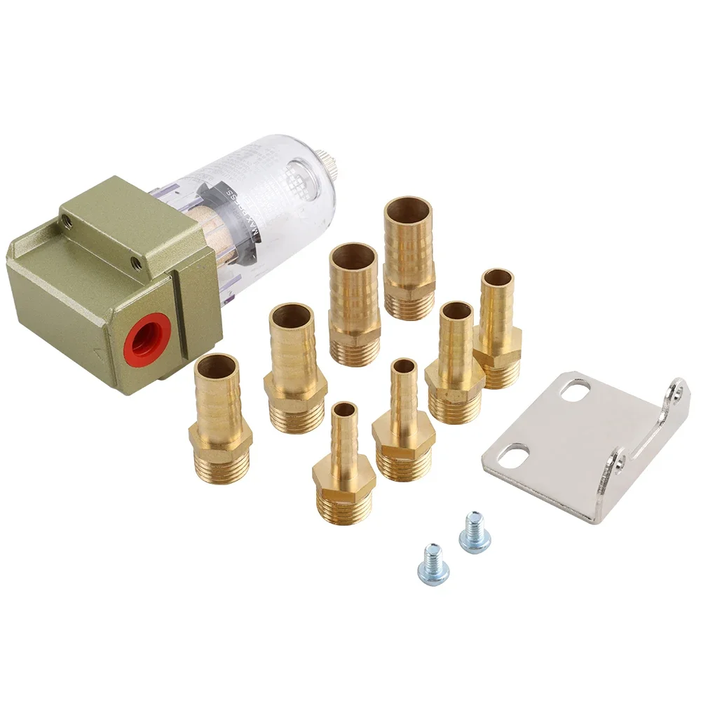 Universal Air Oil Separator Oil Catch can Tank Engine Oil Filter out impurities  hose fitting Auto Accessories Auto parts