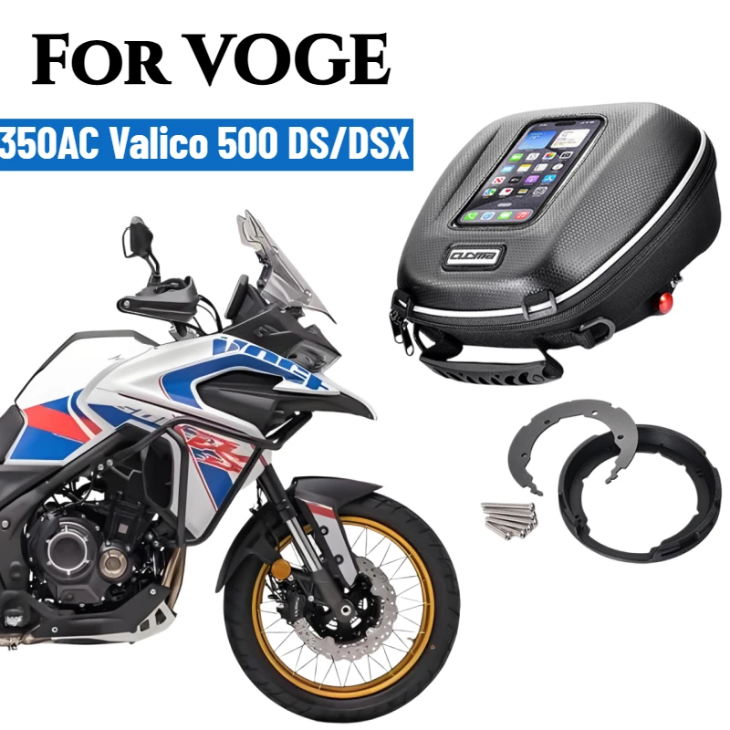 Tank Bag For Voge Trofeo 300AC 350AC Valico 500 DS DSX Motorcycle Flange Waterproof Luggage Quick Lock Ring Backpack Tool Parts