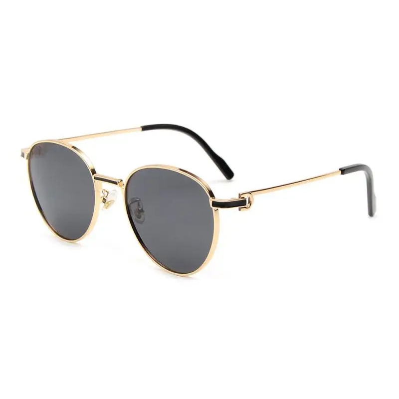 Caterside Retro Polarisierte Pilot Sonnenbrille Männer und Frauen Oval Metall Rahmen Sonnenbrille Party Outdoor Fahren Sport Shades Sommer – Detail 8