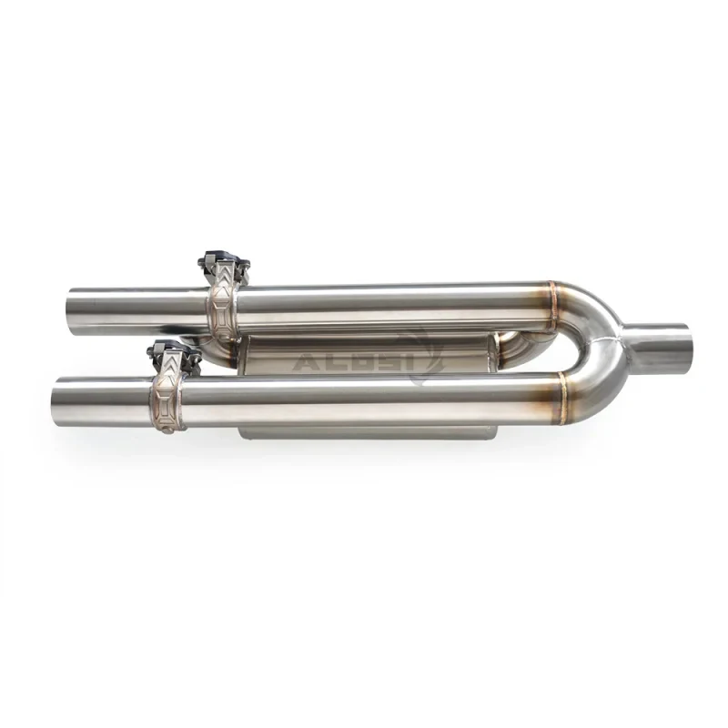 Universal Exhaust Muffler Raptor F-150 2010-2020 SS304 Mid-pipe Exhaust Pipes Retrofitted Sports Car Sound