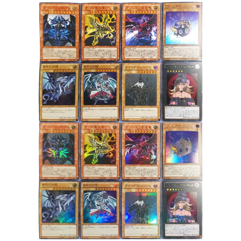 Diy Yu-Gi-Oh! Black Magician Girl Anime Characters Homemade Game Collection Card Rare Card Collection Cartoon Board Game Toys