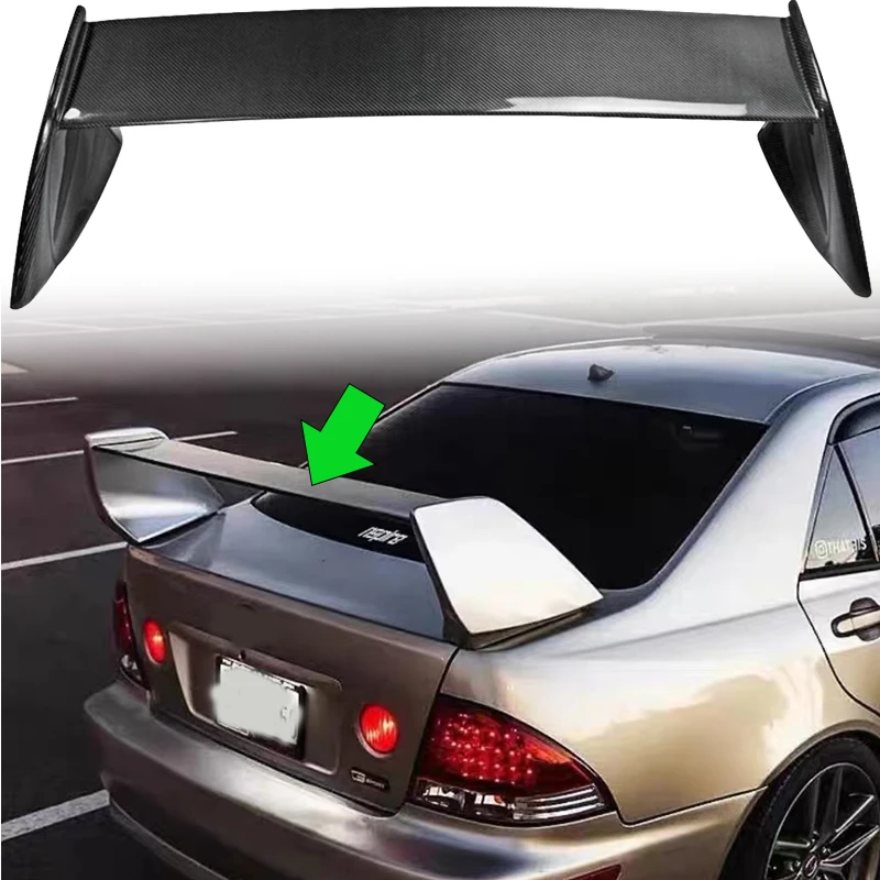 For Imported Lexus IS Altezza 2000-2005 Original Factory Style High Rear Wing Spoiler Upgrade Aerodynamic GXE10 SXE10 Sedan