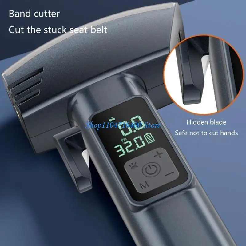 y1gd بطارية قوة منفاخ لإطارات السيارة ضاغط الهواء يده منفاخ إطارات كهربائي