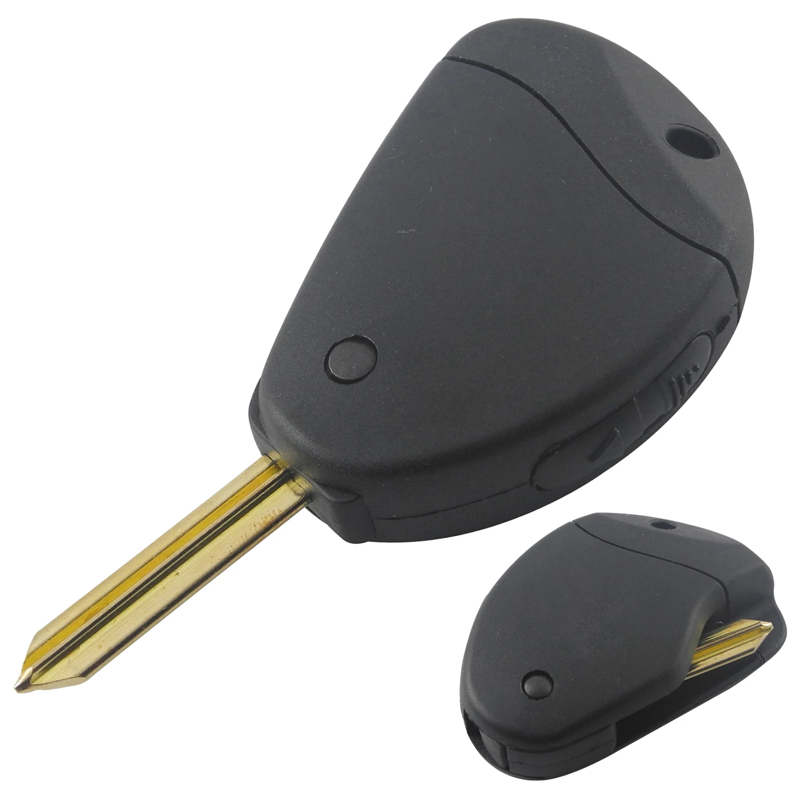 Jingyuqin Flip Folding Remote Car Key Shell Case For Citroen Evasion Synergie Xsara Xantia Side SX9 Blade FOB 2 Buttons