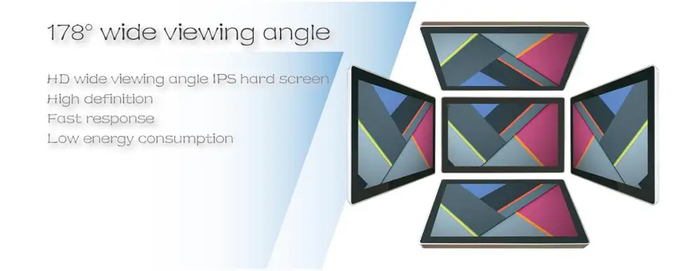 Carro TV24 Polegadas Tft Lcd Monitor de TV para carro com VGA