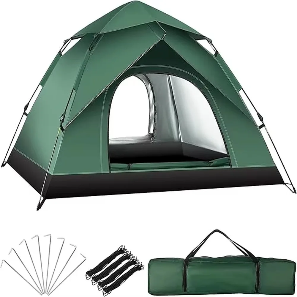 Automatic Pop-up Tent Waterproof Windproof Outdoor Camping Hiking Instant Setup Family Beach Sun Shelter