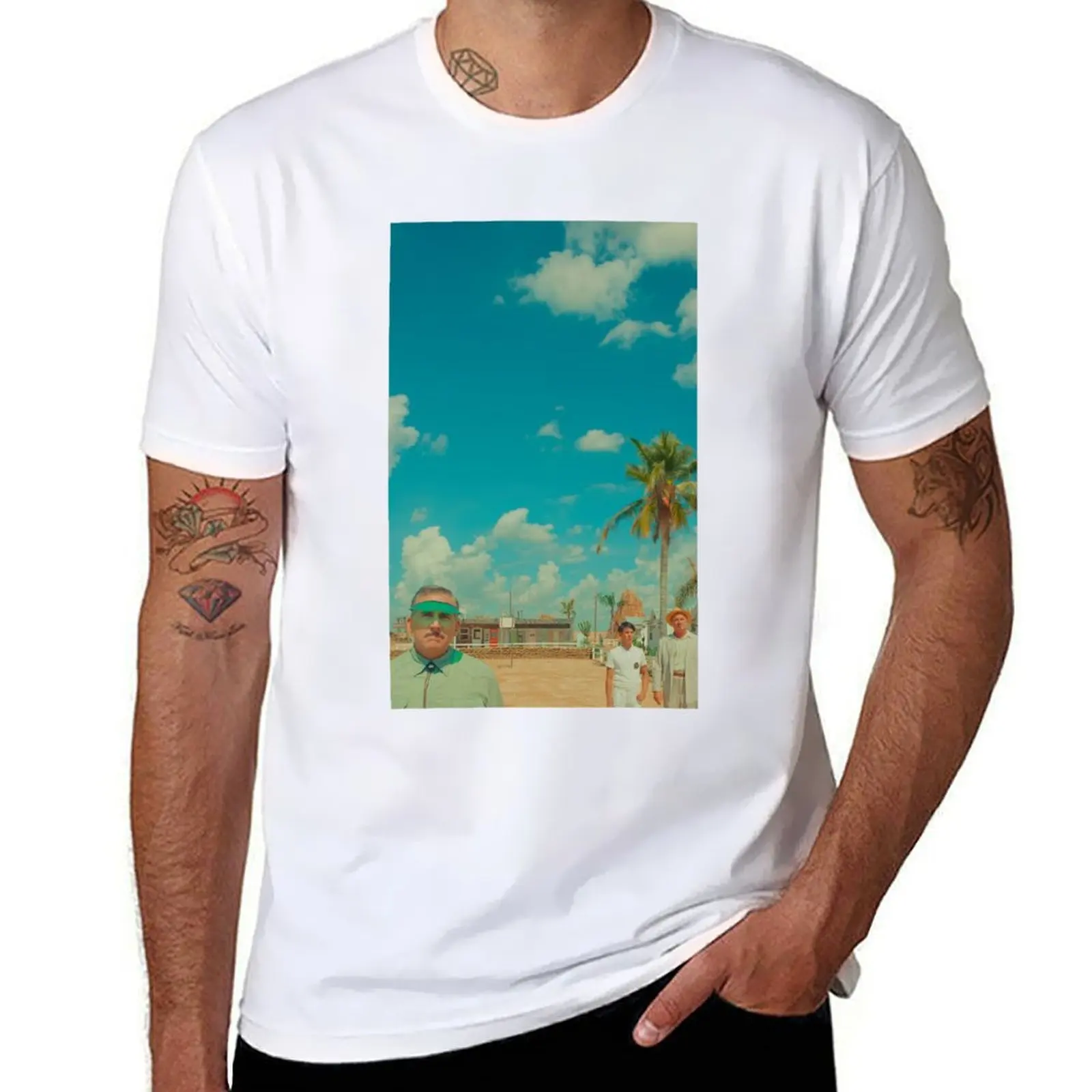 

ASTEROID CITY POSTER T-Shirt man t shirts cotton anime t shirts for man T-Shirt