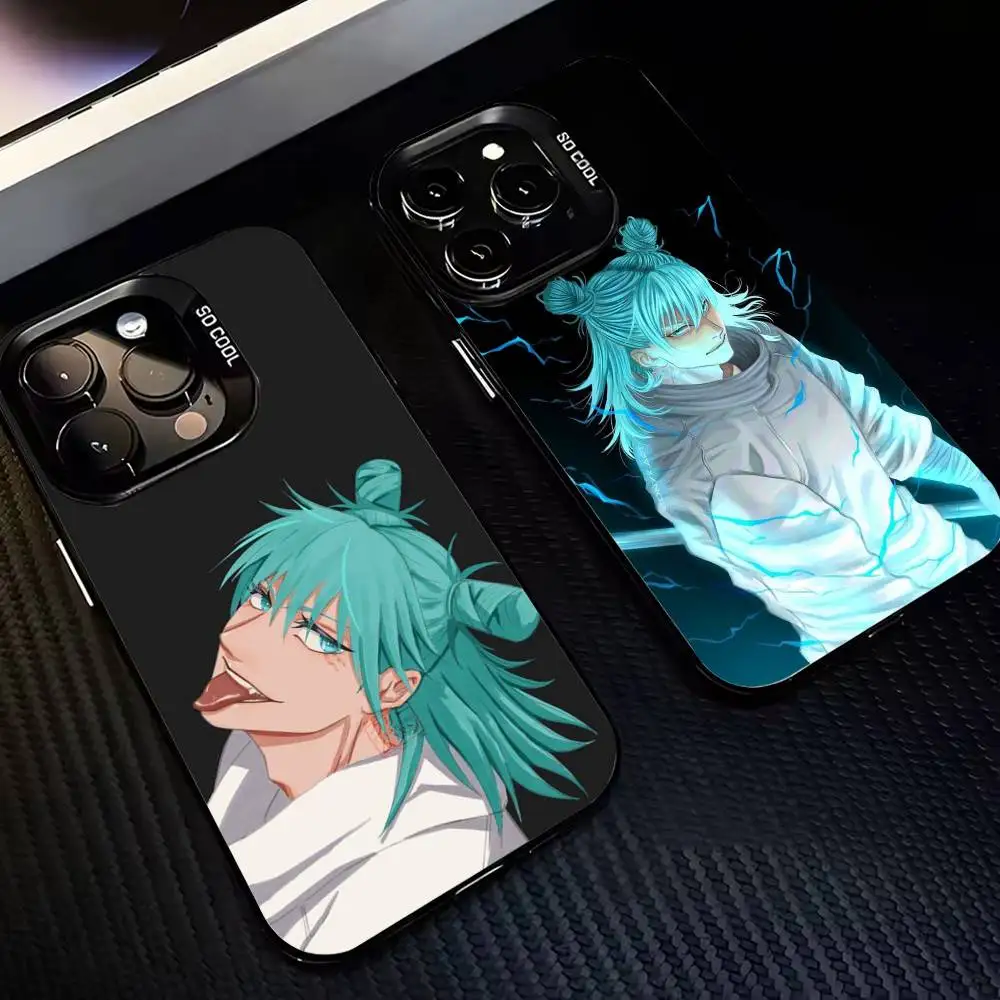 

Jujut-su I-Ichiji K-Kashimo K-Kaisen Phone Case For iPhone 17,16,15,14,13,12,11 Plus,Pro Max,XS,Colorful Silver Black Cover