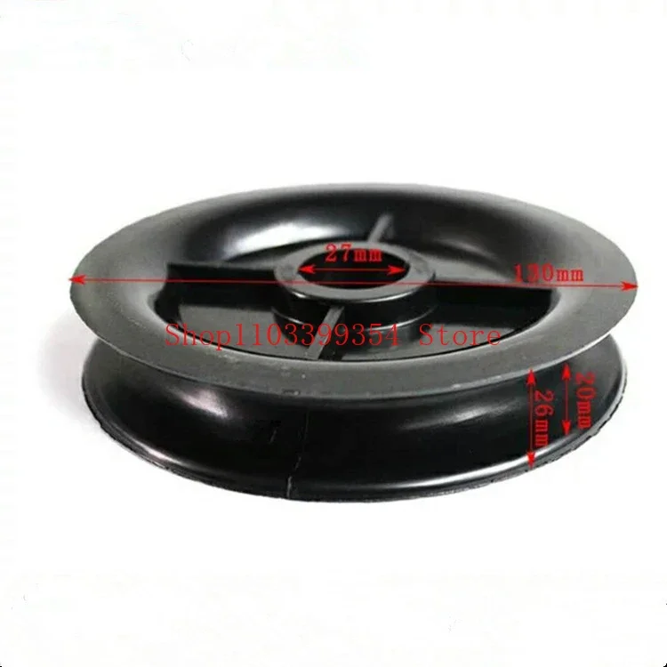 Supply Forklift Accessories 3 Tons Single Slot Gantry Guide Wheel Inner Hole 27mm/20mm Nylon Pulley Heli Forklift Suitable