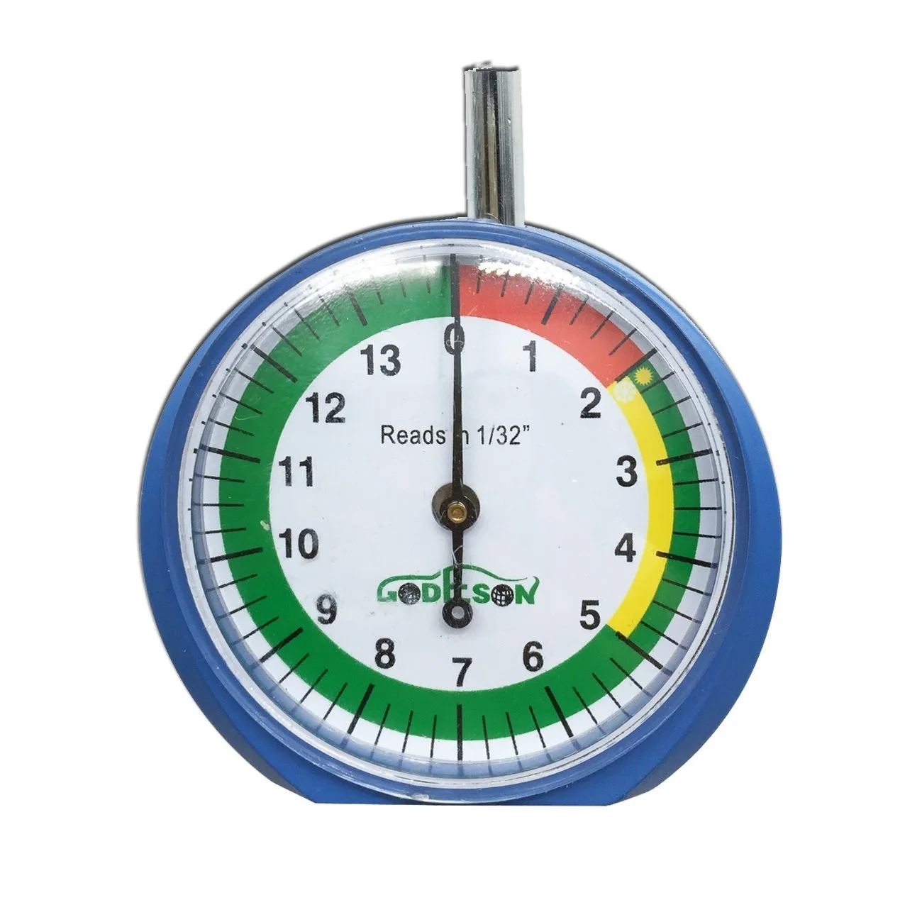 Professional Dial Car Tire Tread Depth Gauge 32nd Inches 30MM for Car Truck Motorcycle