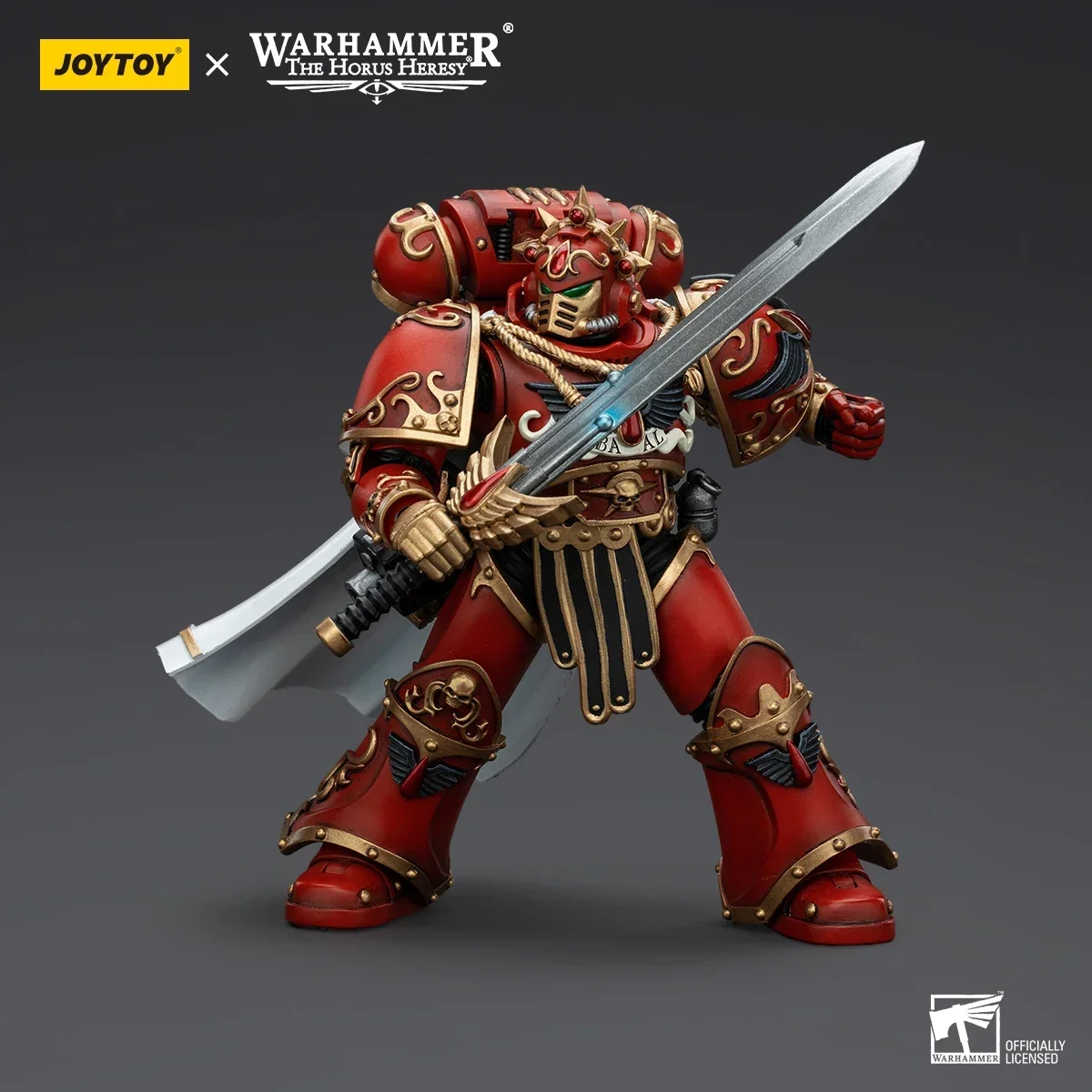 JOYTOY Warhammer 40K 1/18 The Horus Heresy Action Figure Blood Angels Legion Praetor con Paragon Blade Figurine Anime Modello Giocattolo