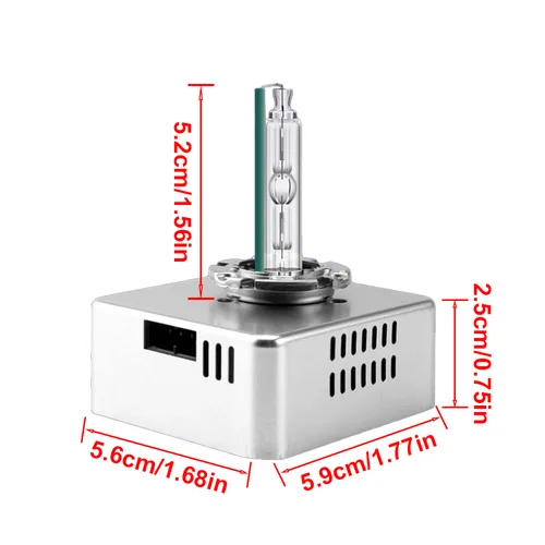 Imagen 2 del producto Bombilla de faro HID de xenón D5S con balastro integrado CANBUS de repuesto para Silverado Audi Mercedes-Benz BMW 55W 2 piezas
