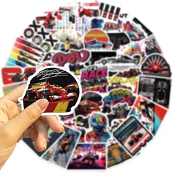 50PCS Formula One Scrapbook Stickers DIY Diary Laptop Luggage Skateboard Graffiti Decal Fun Stylish Classic Toys