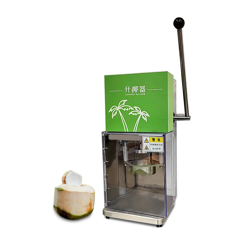 

New Design Green Tender Coconut Peeling Trimming Machine Coconut Opening Machine