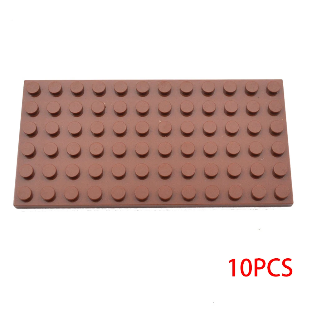 10PCS 6x12 Dots Dikke Figuren Bricks Assemblage Constructie Bouwstenen Compatibel Met Educatief Speelgoed Cadeau Voor kinderen