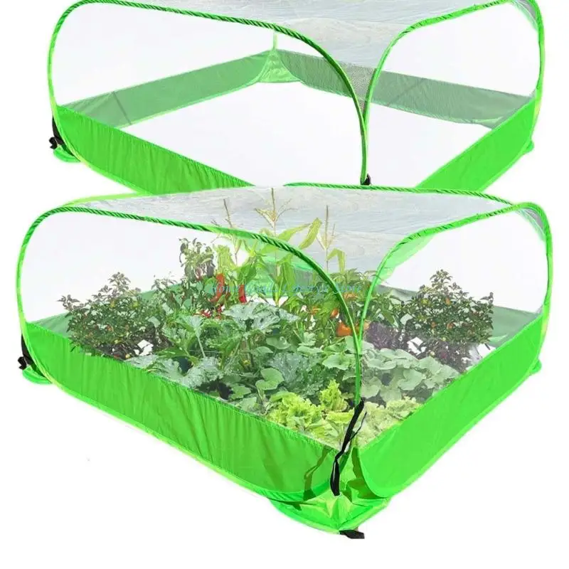 E74E Durable Weather Resistant Plant Barrier Net for Outdoor Vegetables Against Birds