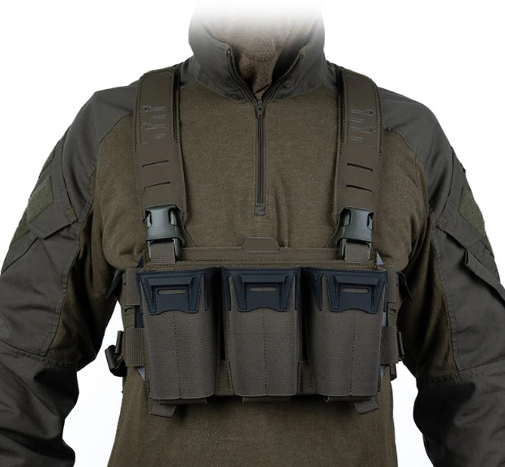 Taktische Brusttasche mit Modularem, Skalierbarem MOLLE-Frontpanel, Atmungsaktive HX-Weste für Outdoor-Jagd und Airsoft – Detail 11