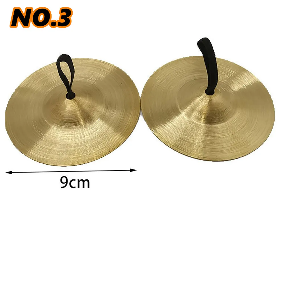 2Pcs Belly Dancing Finger Cymbal Percussion Musical Instrument Fingertip Orff Dance Props Education Finger Cymbal