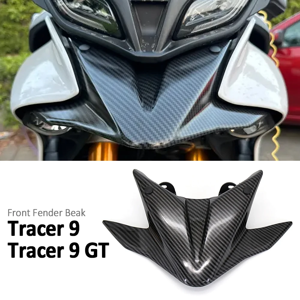 

For Yamaha Tracer 9 GT Tracer 900 2021-2024 Front Wheel Fender Beak Nose Cone Extension Cover Extender Cowl TRACER9 Tracer9 GT