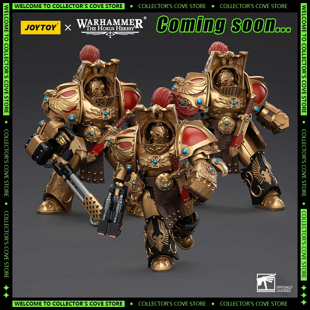 [Pre-sale] JOYTOY Warhammer The Horus Heresy 1/18 Action Figures Legio Custodes Aquilon Terminator Squad 3PCS Figurine Model Toy