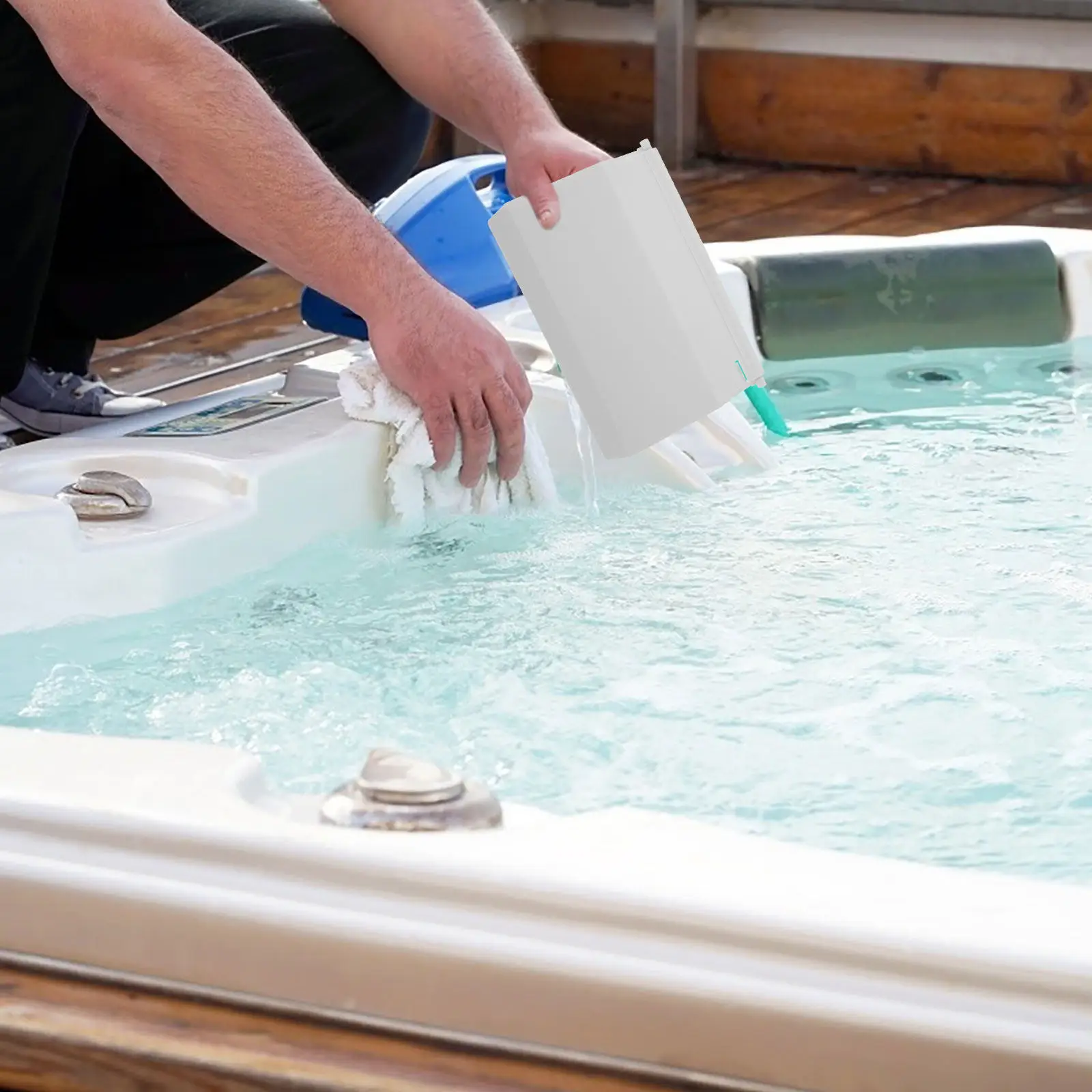 Reemplazo de la Compuerta del Skimmer para Piscina, Color Blanco, Compatible con Hayward SP1082 SP1083, Compuerta del Skimmer, Filtración Eficiente de Residuos