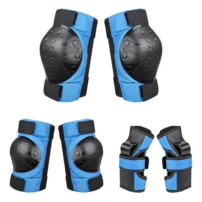 6pcs/set Elbow Pads Wrist Pads Knee Pads for Outdoor Sports Protection Kit Inline Speed Skating Racing Bike Skateboard