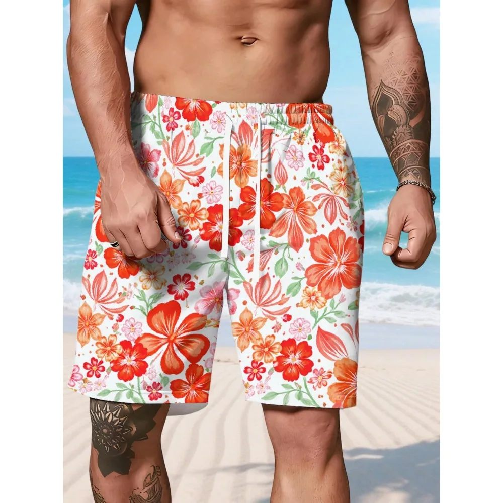 

Mens Beach Shorts Casual Soft Comfortable Homewear Outdoor Summer Relaxed Fit Five Point Pants Breathable Lightweight Shorts Ideal For Travel And Daily Activities
