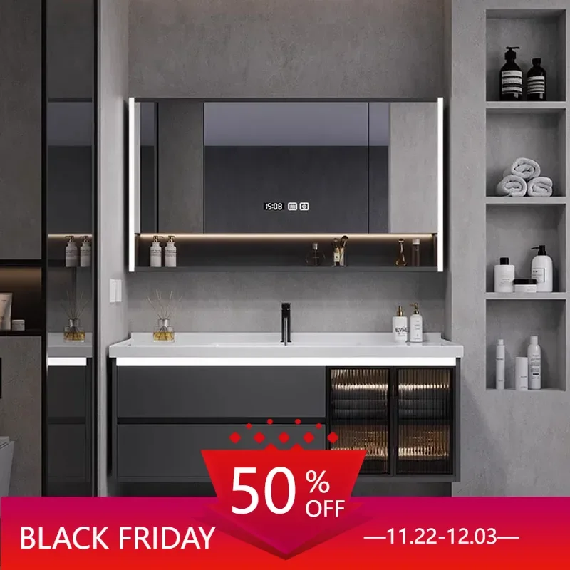 

Vanity Bathroom Small Closet Storage Cabinet Sink Base Wooden Furniture Wall Pharmacy Column Luxury Kast Kitchen Multipurpose