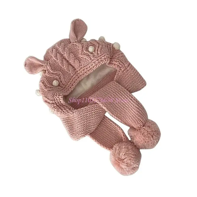 

R6FD зимняя детская шапка, шарф, цельный детский чепчик, теплый шейный платок с героями мультфильмов, защитные кепки для ушей, и