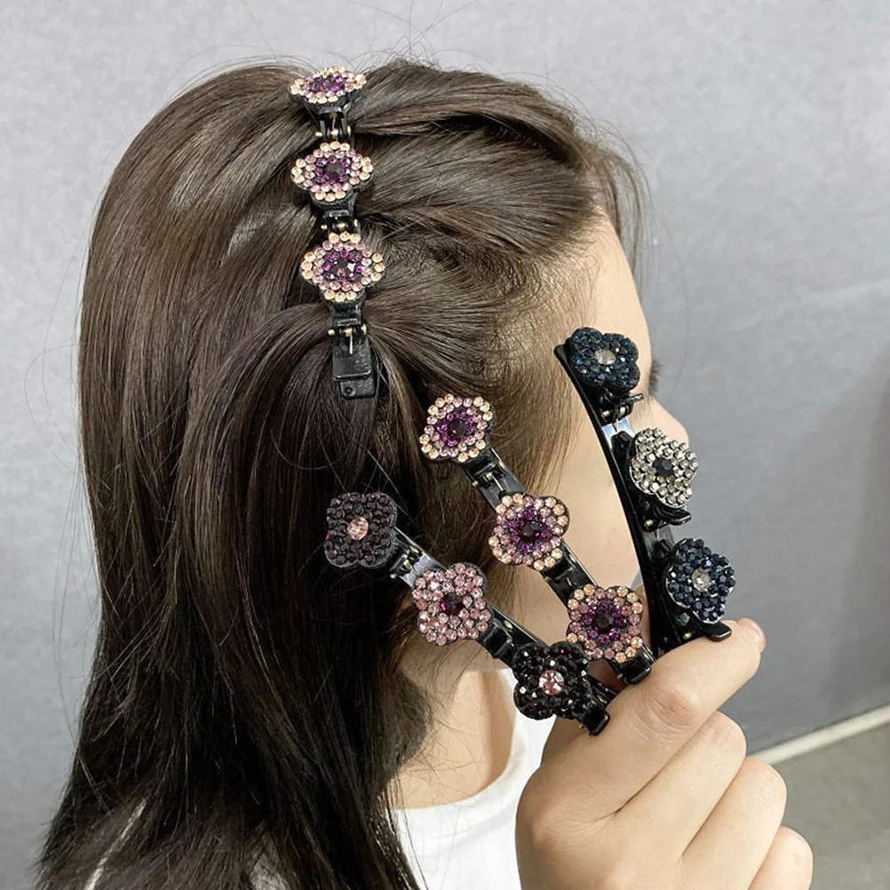 

Hair Accessories Lazy Clips Rhinestone Rhinestones Pins Barrette Snap Barrettes Duck Billed