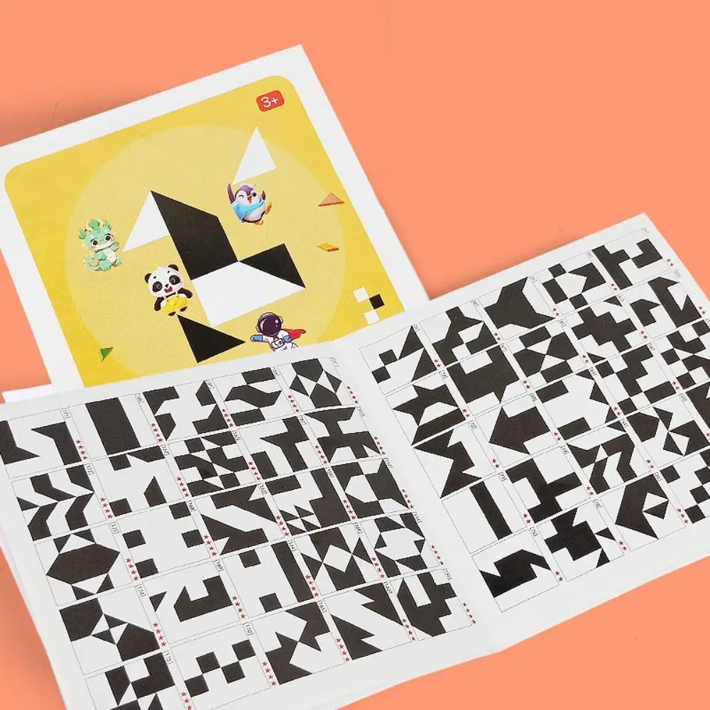 

365-уровневый строительный блок, обучение логическому мышлению, черно-белая интеллектуальная головоломка-головоломка, пространственное рассуждение