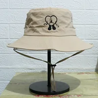 Amazon golpeó un verano Sin Ti sombrero de pescador europeo y americano Bad Bunny sombrero de sol de ala grande para hombres