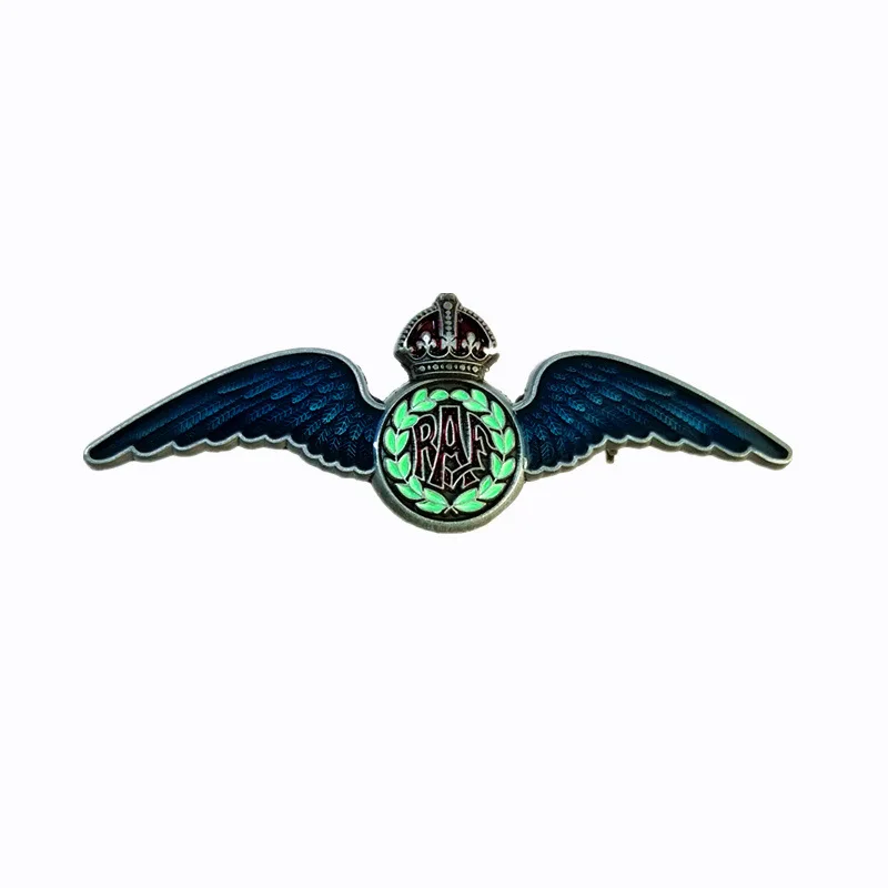 RAF Badge Replica - Royal Air Force Crest Collectible, UK Military Insignia, Squadron Souvenir