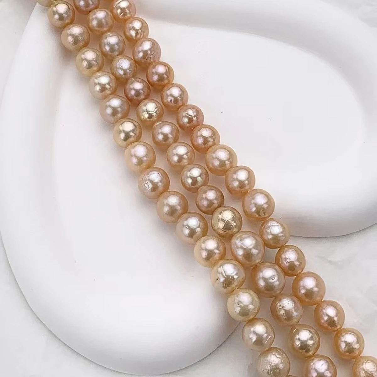 AAAAA Baroque Pearl Natural Freshwater Wrinkled Pearl 9-11mm For Jewelry Making DIY Necklace Earrings Bracelet Accessory