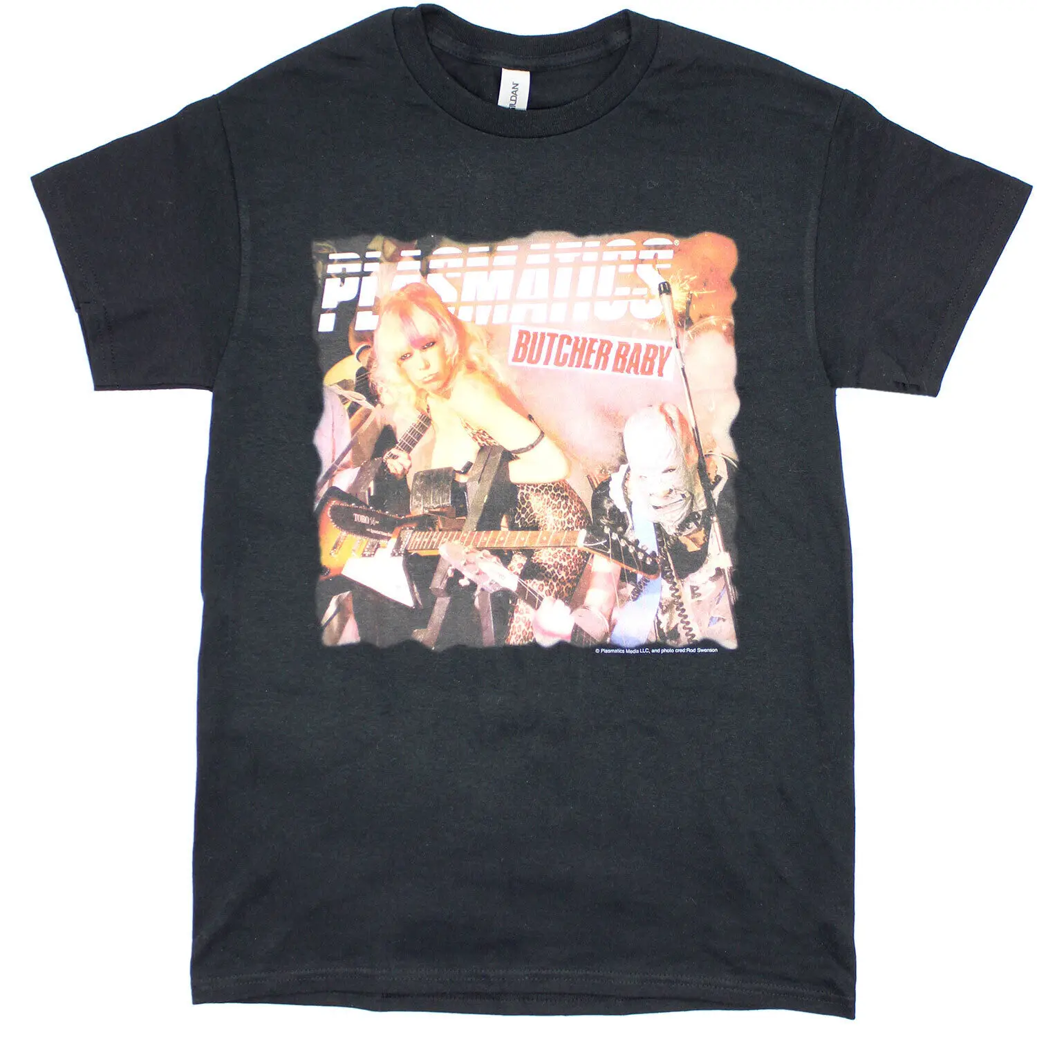 Men'S Plasmatics Baby Butcher Photo T Shirt Large Black