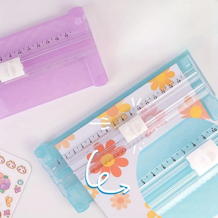 قطعة واحدة من قطع الورق A5 الصغيرة المحمولة: صناعة يدوية وتقليم وتغيير الصور لمشاريع DIY والقرطاسية المكتبية! #4