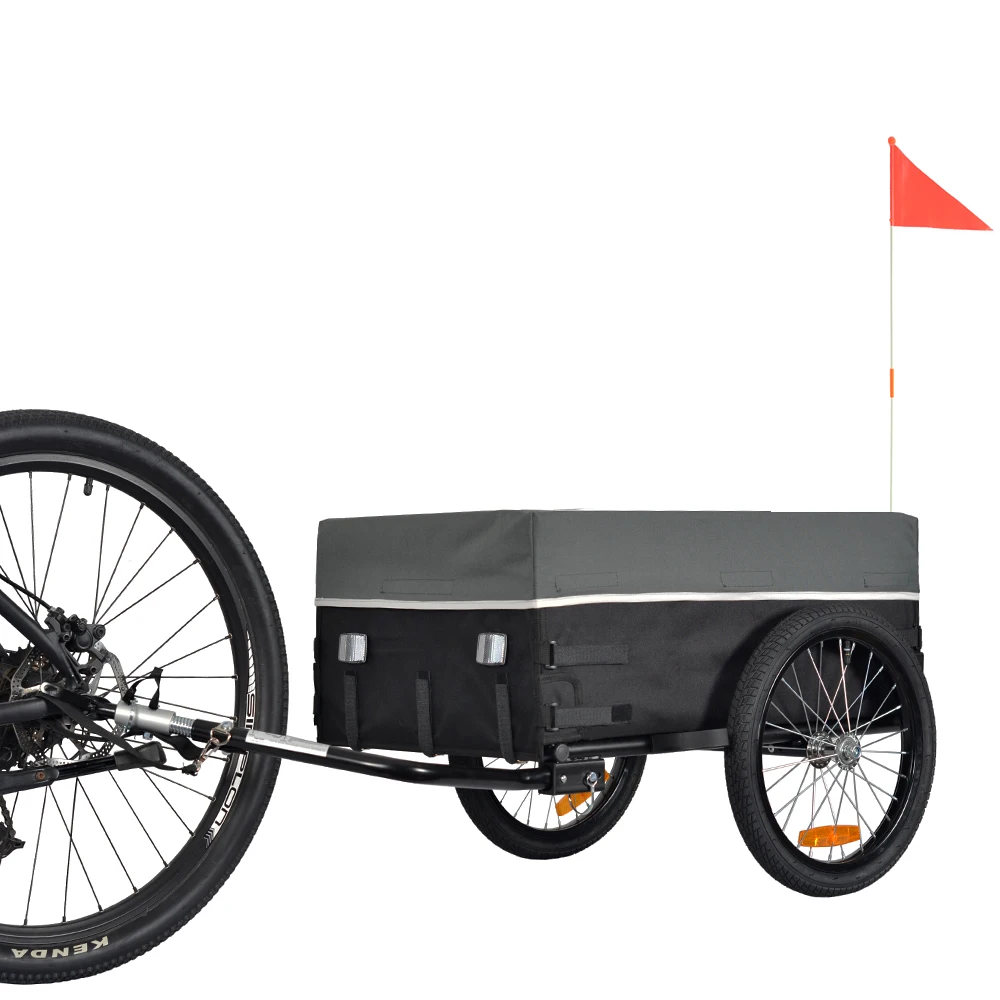 

Hot Sale Easy Foldable Bicycle Cargo Trailer With Cover