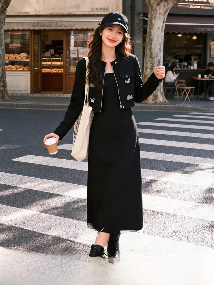 

Модный весенний комплект для похудения: женская одежда больших размеров, топ и юбка из полиэстера, индивидуальный пошив, большие размеры