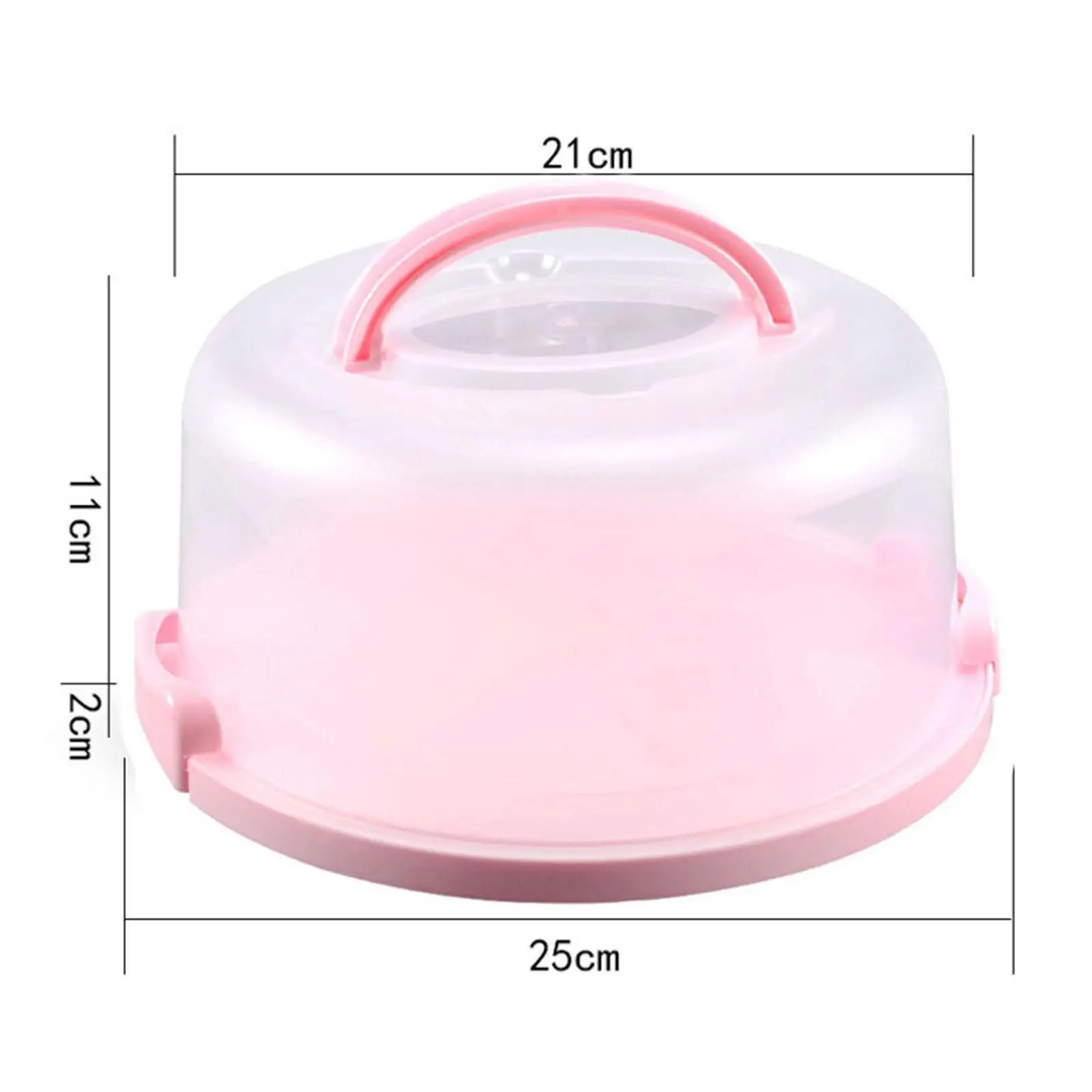 Cake Holder Cake Container Desserts Muffin Tart Cookie Dessert Keeper, Pie Cake Carrier with Lid for Camping Fruits Kitchen