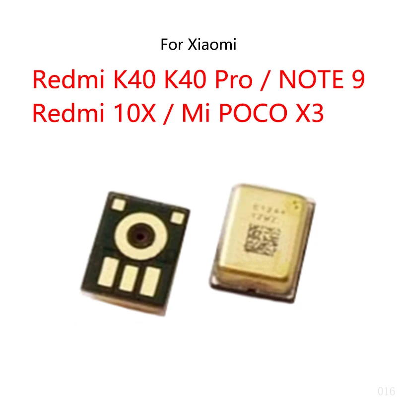 2PCS/Lot For Xiaomi Mi POCO X3 / Redmi K40 Pro / Note 9 / Redmi 10X Mic Speaker Mi NOTE 10 Inner Microphone Transmitter