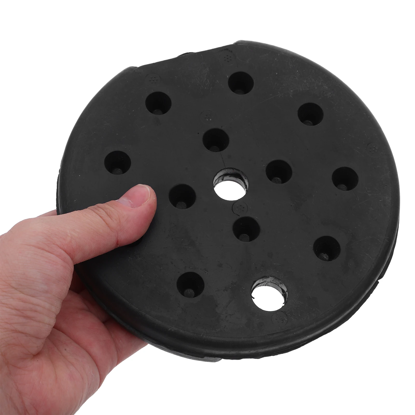 4個のフロアベースのみの加重ブロック、防錆性のあるプラスチック製の丸いランプベースのカウンターウェイト、安定性を高めるための、互換性があります。