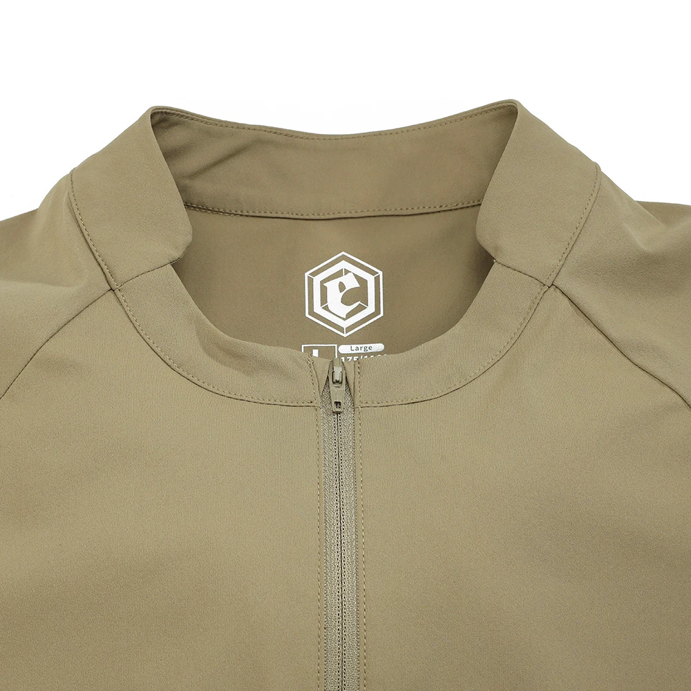 Emersongear Blue Label Hunter Sonnenschutz-T-Shirt, langärmeliges Poloshirt, tägliches Oberteil, T-Shirt, Fitness, ergonomisch, elastisch, UPF100+ – Detail 15