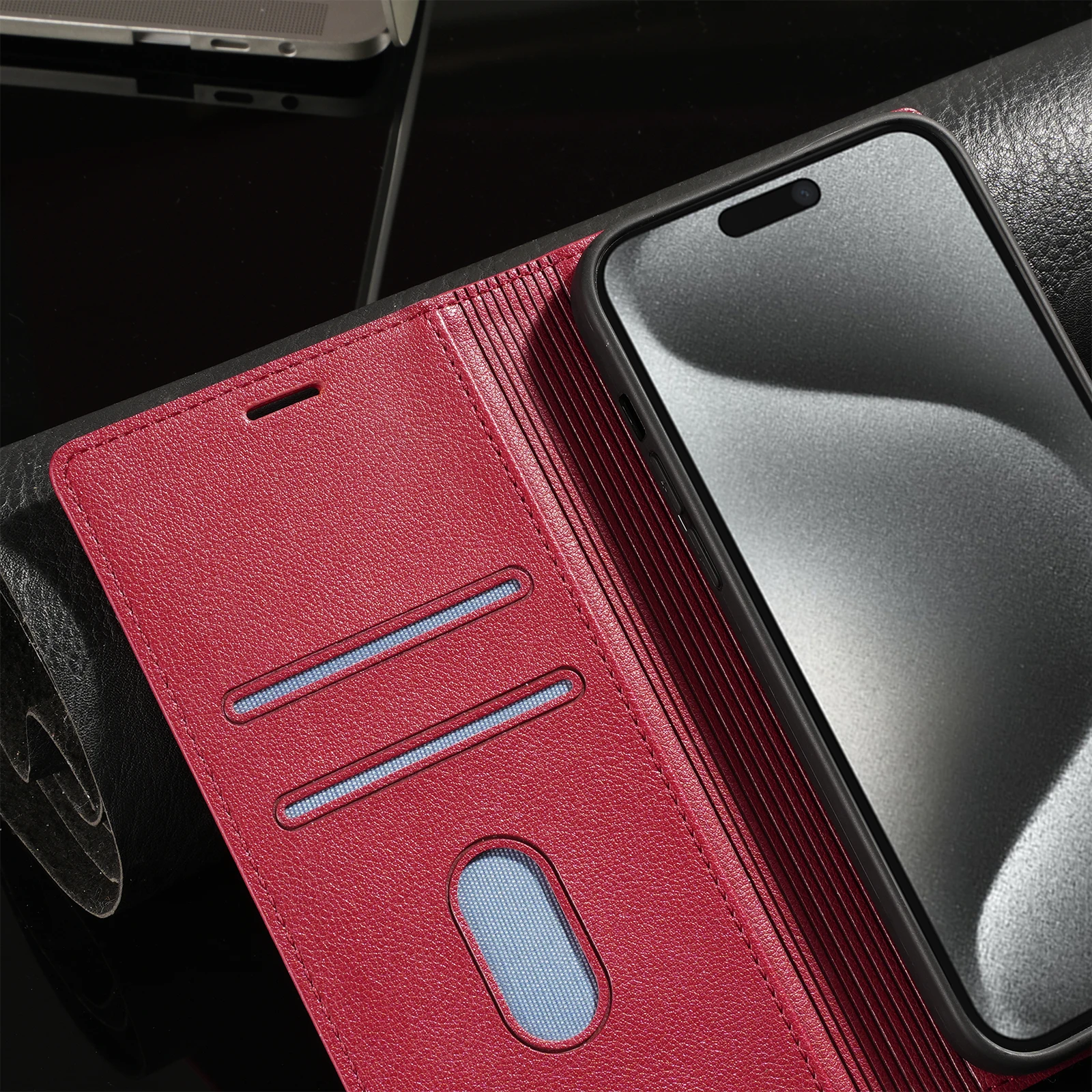 Ultrathin Flip Leather Case For iPhone 16 15 14 13 12 11 Pro Max Magnetic Wallet Card Cover For iPhone XS Max XR 8 7 Plus SE