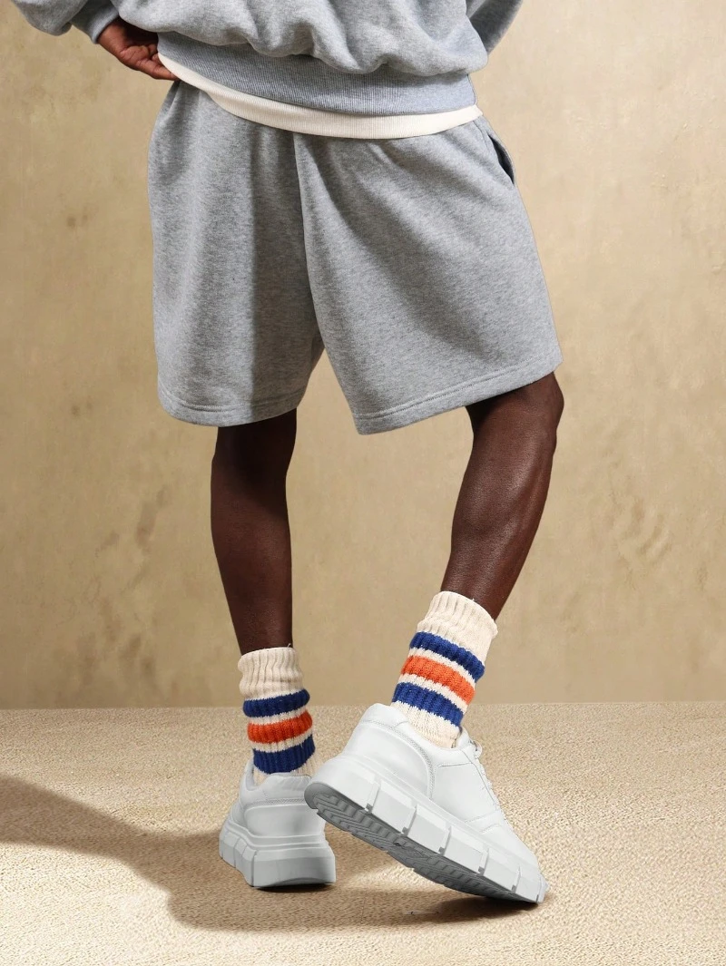 Drop Crotch Essential Athletic Shorts Loose Fit Comfortable Casual Sweat Shorts Athleisure Workout Value Basic Everyday Summer