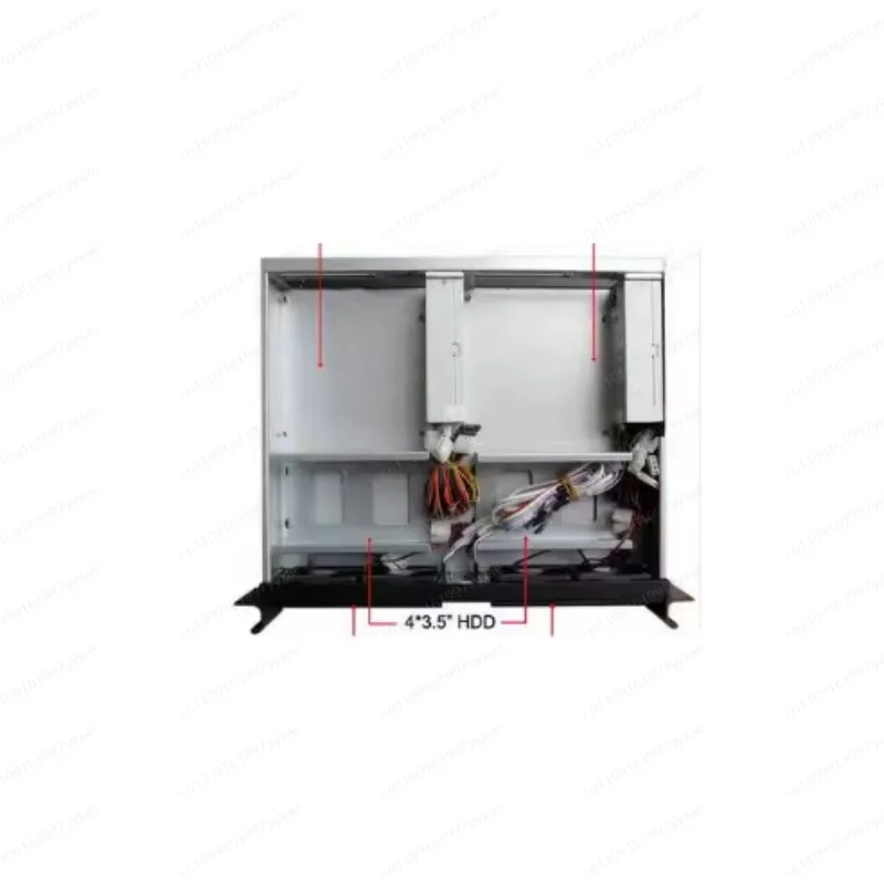 For  2U Mini ITX Dual System Industrial Compact Rack Mount Case
