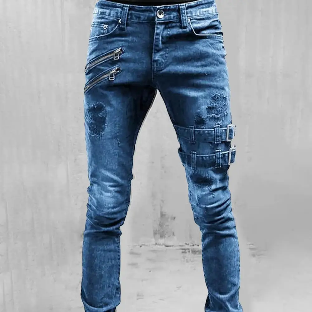 

Men Jeans Wide Leg Denim Pants Loose Straight Baggy Men's Jeans Hip Hop Streetwear Skateboard Neutral Denim Trousers Cargo Jeans